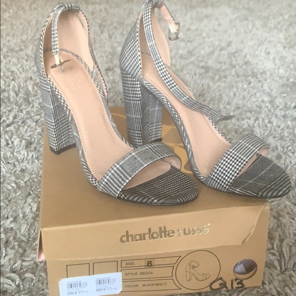 Plaid Heels